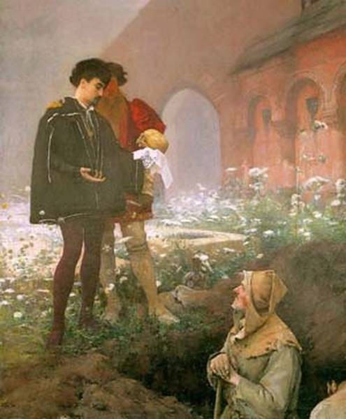 Hamlet and the gravediggers 1883